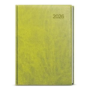 Dzienny kalendarz książkowy 2026 David Vivella A5 - zielony