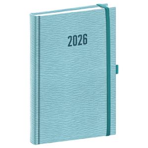Dzienny kalendarz książkowy 2026 Rivoli - jasnoniebieski