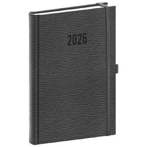 Dzienny kalendarz książkowy 2026 Rivoli - szary