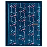 GEP DESIGN skórzana teczka konferencyjna w niebieskim pudełku prezentowym - Flamingo z liniowanym blokiem