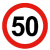 Maximum allowed speed