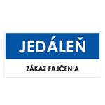 Jedáleň, modrá, plast 2mm,190x90mm