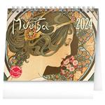 Kalendarz biurkowy 2024 Alfons Mucha