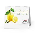 Kalendarz biurkowy 2024 Lemon