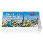 Kalendarz biurkowy 2024 - Miasta Europy