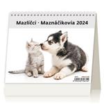 Kalendarz biurkowy 2024 - MiniMax Pets