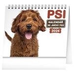 Kalendarz biurkowy 2024 Psy - z imionami psów