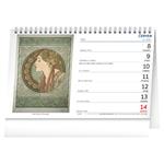 Kalendarz biurkowy 2026 Alfons Mucha
