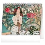 Kalendarz biurkowy 2026 Alfons Mucha
