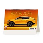 Kalendarz biurkowy 2026 - Auta