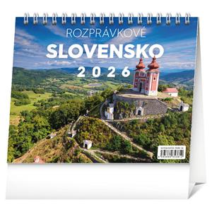 Kalendarz biurkowy 2026 Bajkowa Słowacja