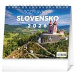 Kalendarz biurkowy 2026 Bajkowa Słowacja