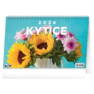 Kalendarz biurkowy 2026 Bukiet CZ/SK