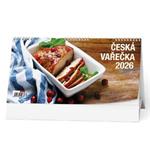 Kalendarz biurkowy 2026 Czeska drewniana łyżka