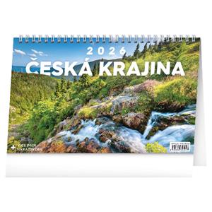 Kalendarz biurkowy 2026 Czeski krajobraz