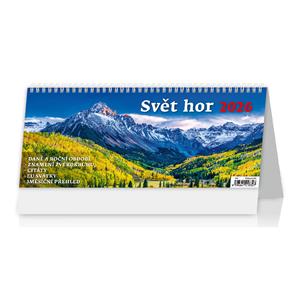 Kalendarz biurkowy 2026 - Góry świata