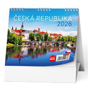 Kalendarz biurkowy 2026 IDEAL - Czechy