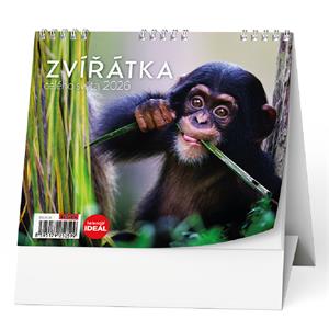 Kalendarz biurkowy 2026 IDEAL - Zwierzęta całego świata