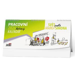 Kalendarz biurkowy 2026 Kalendarz podatku od pracy - Świat według Marka Simona