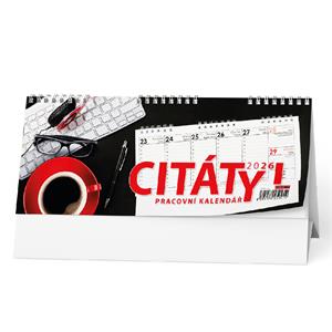 Kalendarz biurkowy 2026 Kalendarz pracy CYTATY I