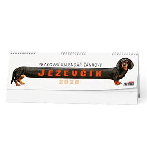 Kalendarz biurkowy 2026 Kalendarz pracy gatunkowej - Jamnik