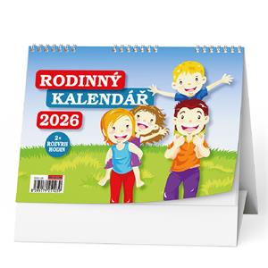Kalendarz biurkowy 2026 Kalendarz rodzinny