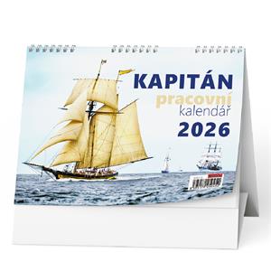 Kalendarz biurkowy 2026 Kapitan