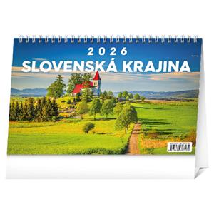Kalendarz biurkowy 2026 Kraj słowacki
