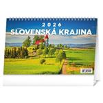 Kalendarz biurkowy 2026 Kraj słowacki