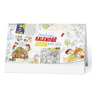 Kalendarz biurkowy 2026 Kreatywny kalendarz dla dzieci
