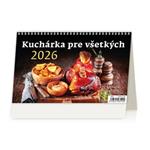 Kalendarz biurkowy 2026 - Książka kucharska dla każdego