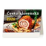 Kalendarz biurkowy 2026 - Kucharz czesko-słowacki