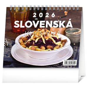 Kalendarz biurkowy 2026 Kuchnia słowacka