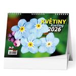 Kalendarz biurkowy 2026 Kwiaty