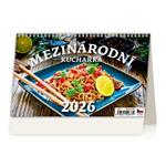 Kalendarz biurkowy 2026 - Międzynarodowy kucharka