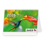 Kalendarz biurkowy 2026 - MINI 14-dniowy