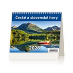 Kalendarz biurkowy 2026 - MiniMax Czeskie i słowackie góry
