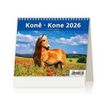 Kalendarz biurkowy 2026 - MiniMax Konie