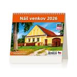 Kalendarz biurkowy 2026 - MiniMax Nasza wieś