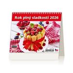 Kalendarz biurkowy 2026 - MiniMax Rok pełen słodyczy Rok pełen słodyczy