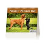 Kalendarz biurkowy 2026 - MiniMax Szczenięta