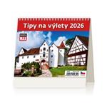 Kalendarz biurkowy 2026 - MiniMax Wskazówki na wycieczki