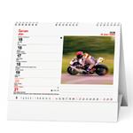 Kalendarz biurkowy 2026 Motocykl