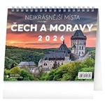 Kalendarz biurkowy 2026 Najpiękniejsze miejsca w Czechach i na Morawach