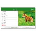 Kalendarz biurkowy 2026 - Nasza natura