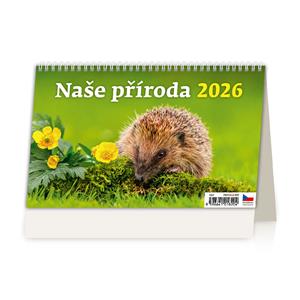 Kalendarz biurkowy 2026 - Nasza natura