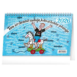 Kalendarz biurkowy 2026 Nasze hobby - Kamila Skopová