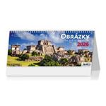 Kalendarz biurkowy 2026 - Obrazki ze świata