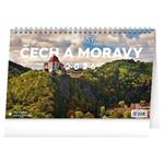 Kalendarz biurkowy 2026 Piękności Czech i Moraw