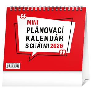 Kalendarz biurkowy 2026 Planer z cytatami
